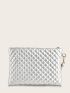 Quilted Pattern Square Bag