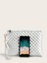 Quilted Pattern Square Bag