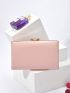 Mini Stereo Flower & Faux Pearl Decor Box Bag