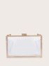 Mini Minimalist Clear Chain Box Bag
