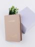 Letter & Airplane Print Passport Case