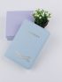 Letter Graphic Passport Case