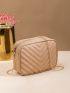 Mini Minimalist Chevron Chain Square Bag