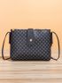 Allover Print Square Bag