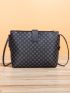 Allover Print Square Bag