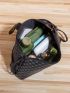 Allover Print Square Bag
