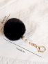Faux Pearl Decor Pom Pom Bag Charm