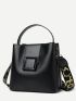 Minimalist Top Handle Bucket Bag