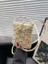 Mini Minimalist Straw Bag