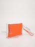 Quilted Embossed Tassel Decor Clutch Bag