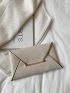 Minimalist Flap Clutch Bag