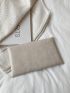 Minimalist Flap Clutch Bag