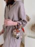 Mini Twilly Scarf Decor Clear Bucket Bag