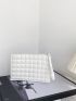 Minimalist Geometric Pattern Square Bag