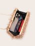 Mini Sequin Decor Chain Box Bag