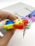 1pc Random Color Pop It Design Star Bag Charm