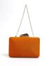 Mini Neon Orange Chain Square Bag