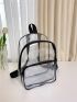 Clear Curved Top Classic Backpack