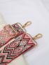 Geometric Pattern Adjustable Bag Strap