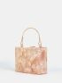 Mini Marble Pattern Box Bag