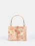 Mini Marble Pattern Box Bag