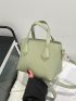 Double Handle Bucket Bag