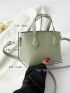 Double Handle Bucket Bag