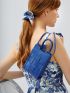 PREMIUM MINI LETTER DETAIL BRAIDED DETAIL SQUARE BAG