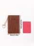 Crocodile Embossed Card Holder