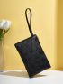 Mini Minimalist Textured Clutch Bag