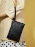 Mini Minimalist Textured Clutch Bag