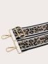 Allover Leopard Pattern Bag Strap
