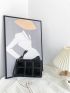 Minimalist Geometric Pattern Square Bag