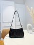 Glitter Sequin Decor Hobo Bag