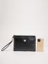 Studded & Butterfly Decor Square Bag