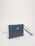 Butterfly & Studded Decor Square Bag