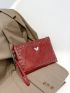 Butterfly & Studded Decor Square Bag