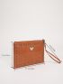 Butterfly & Studded Decor Square Bag