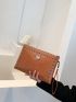 Butterfly & Studded Decor Square Bag
