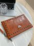 Butterfly & Studded Decor Square Bag