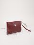 Butterfly & Studded Decor Square Bag