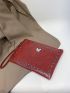 Butterfly & Studded Decor Square Bag