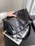 Minimalist Flap Chain Square Bag