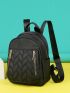 Minimalist Curved Top Functional Backpack