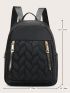 Minimalist Curved Top Functional Backpack