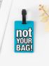 Letter Graphic Luggage Tag