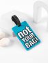 Letter Graphic Luggage Tag
