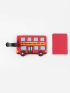 Letter Graphic Bus Design Luggage Tag