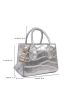 Mini Crocodile Embossed Square Bag