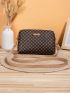 Metal Decor Braided Detail Square Bag